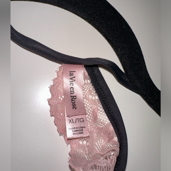 La Vie en Rose Pink Lace Nightie XL - Picture 4 of 6